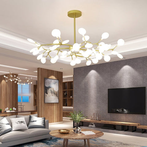 LED Firefly Sputnik Chandelier by Franing - SHOP ALL，glass chandelier，Chandelier