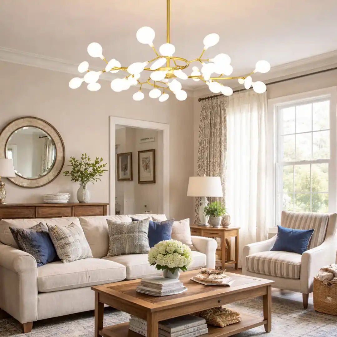 LED Firefly Sputnik Chandelier by Franing - SHOP ALL，glass chandelier，Chandelier