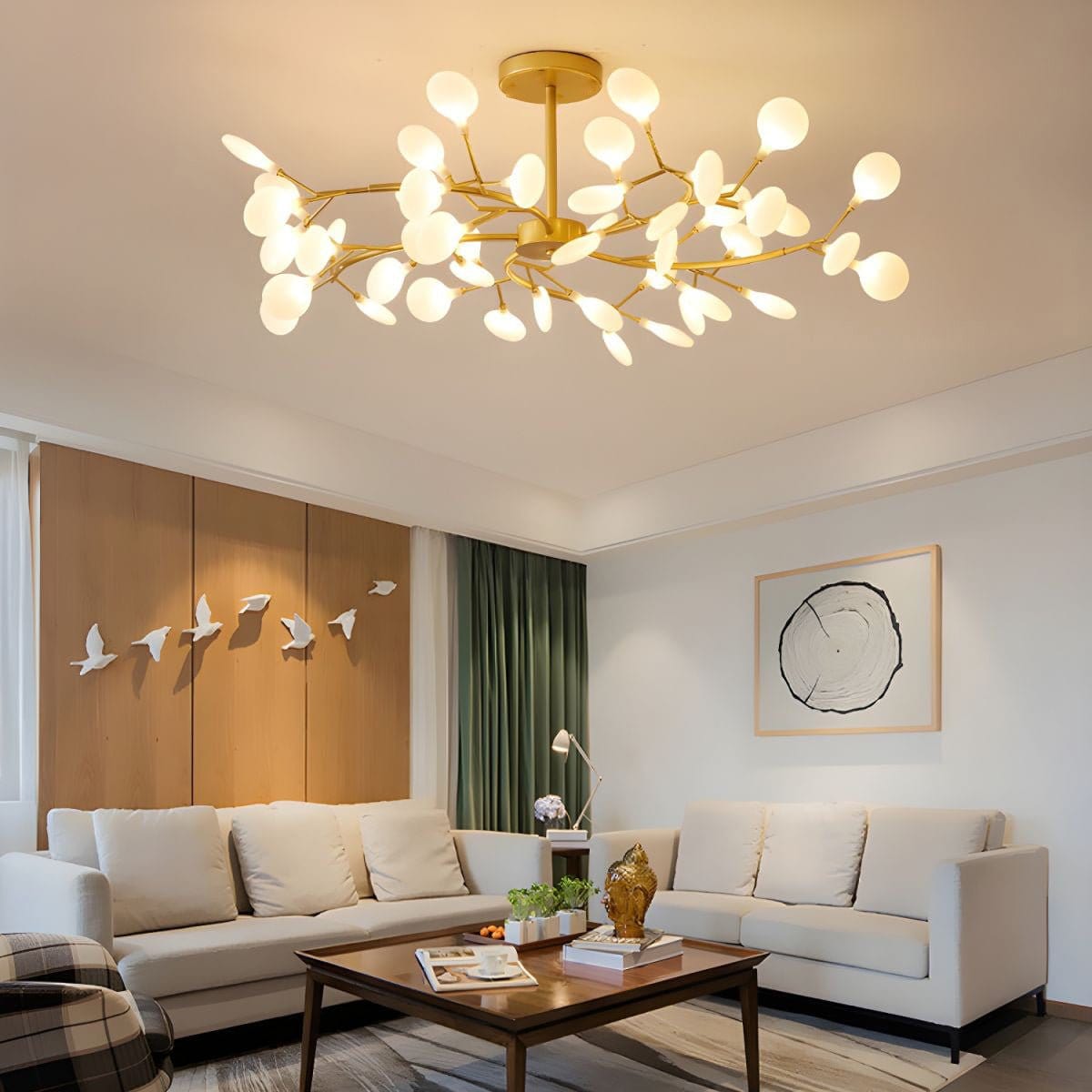 LED Firefly Sputnik Chandelier by Franing - SHOP ALL，glass chandelier，Chandelier