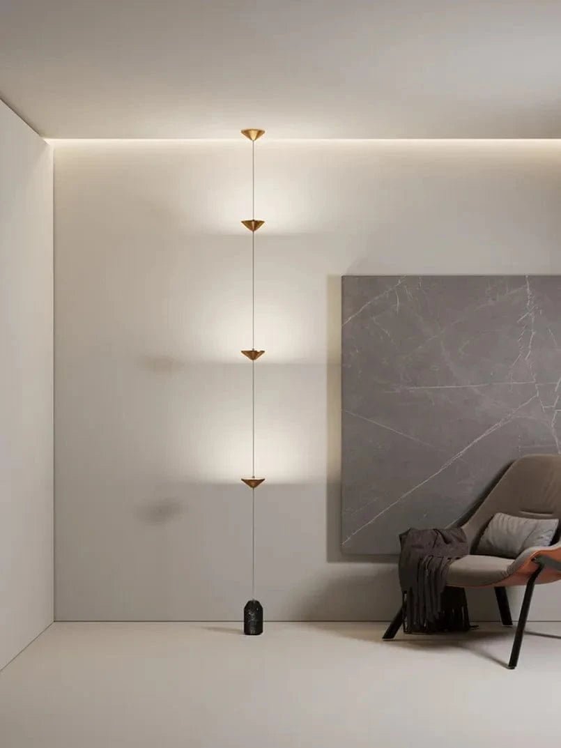 Linear Pendant Floor - to - Ceiling Lamp by Franing - SHOP ALL,floor，artistic，Ceiling