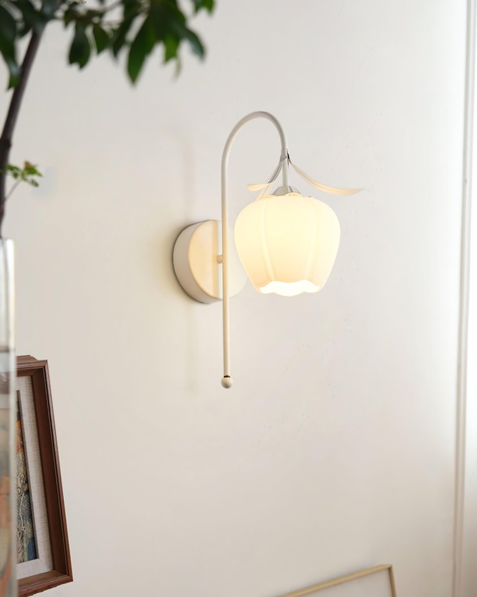 Luna Flower Wall Lamp by Franing - Wall,SHOP ALL,glass wall light