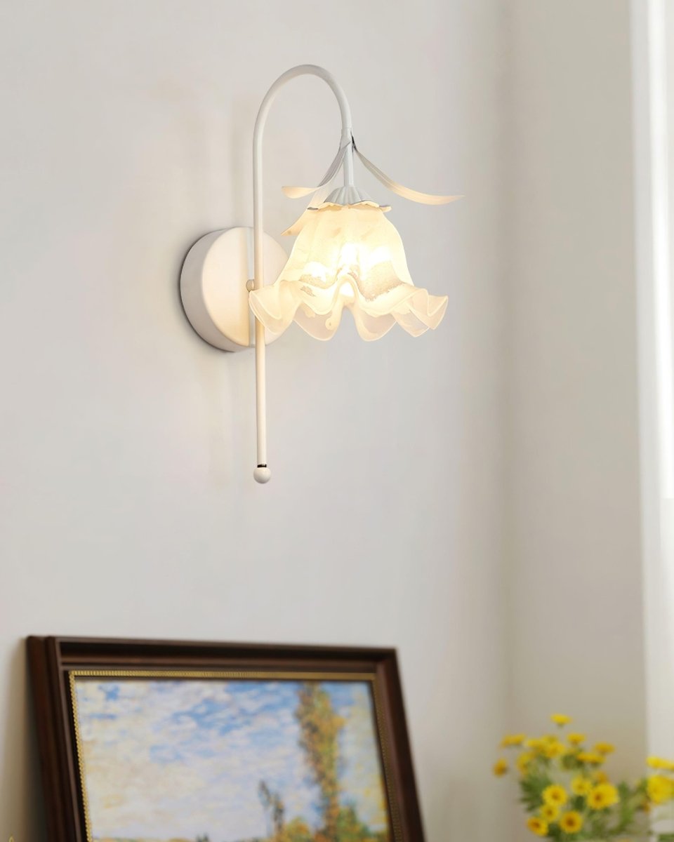 Luna Flower Wall Lamp by Franing - Wall,SHOP ALL,glass wall light