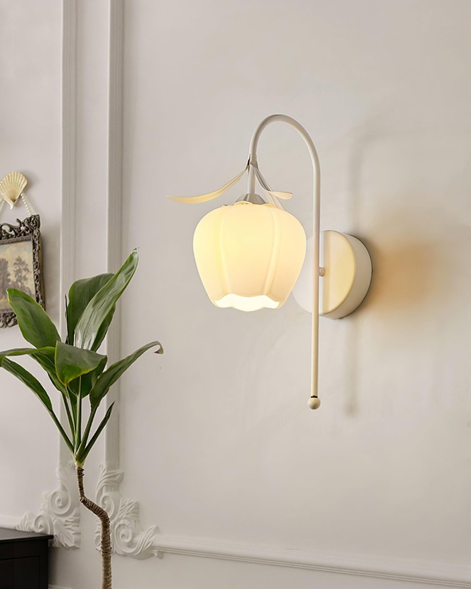 Luna Flower Wall Lamp by Franing - Wall,SHOP ALL,glass wall light