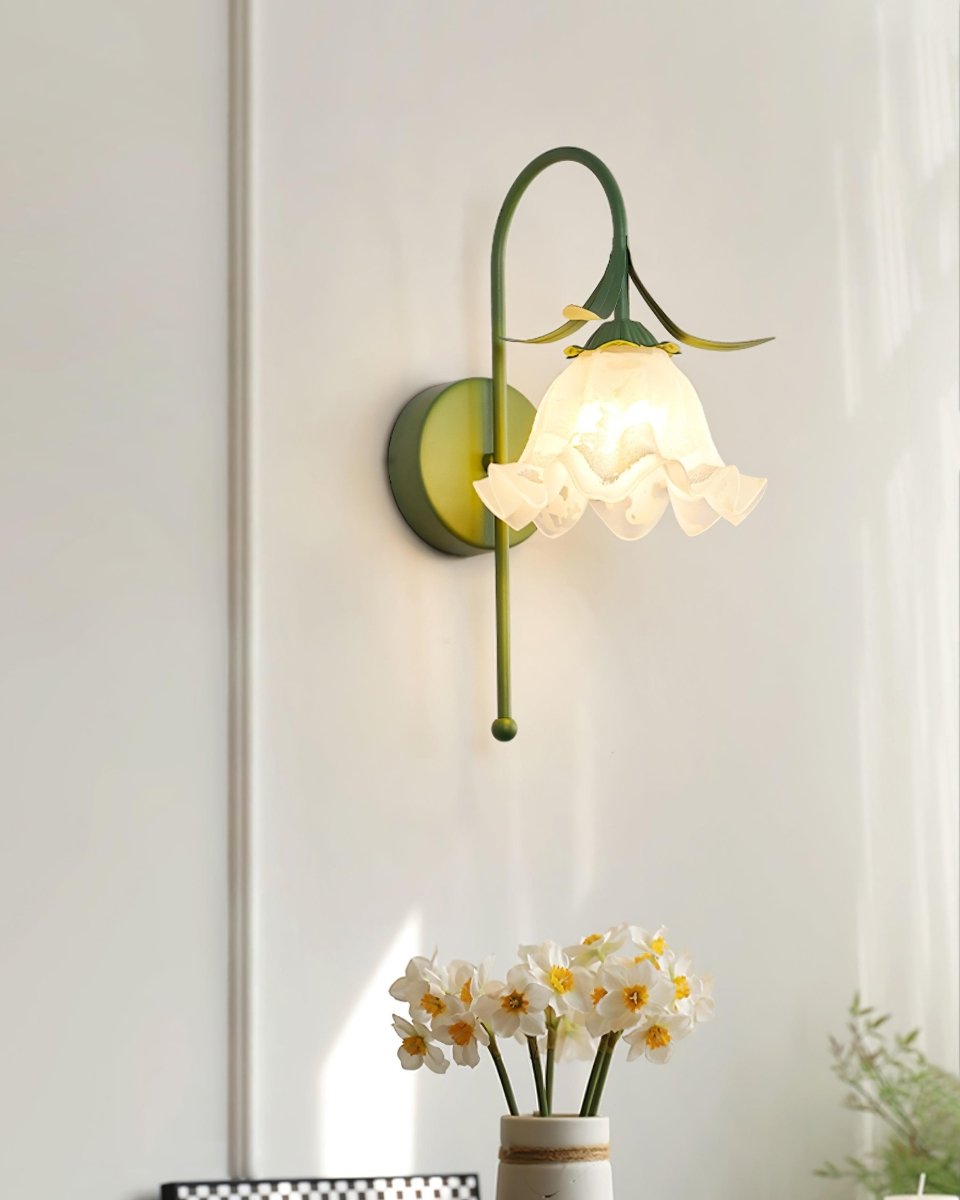 Luna Flower Wall Lamp by Franing - Wall,SHOP ALL,glass wall light