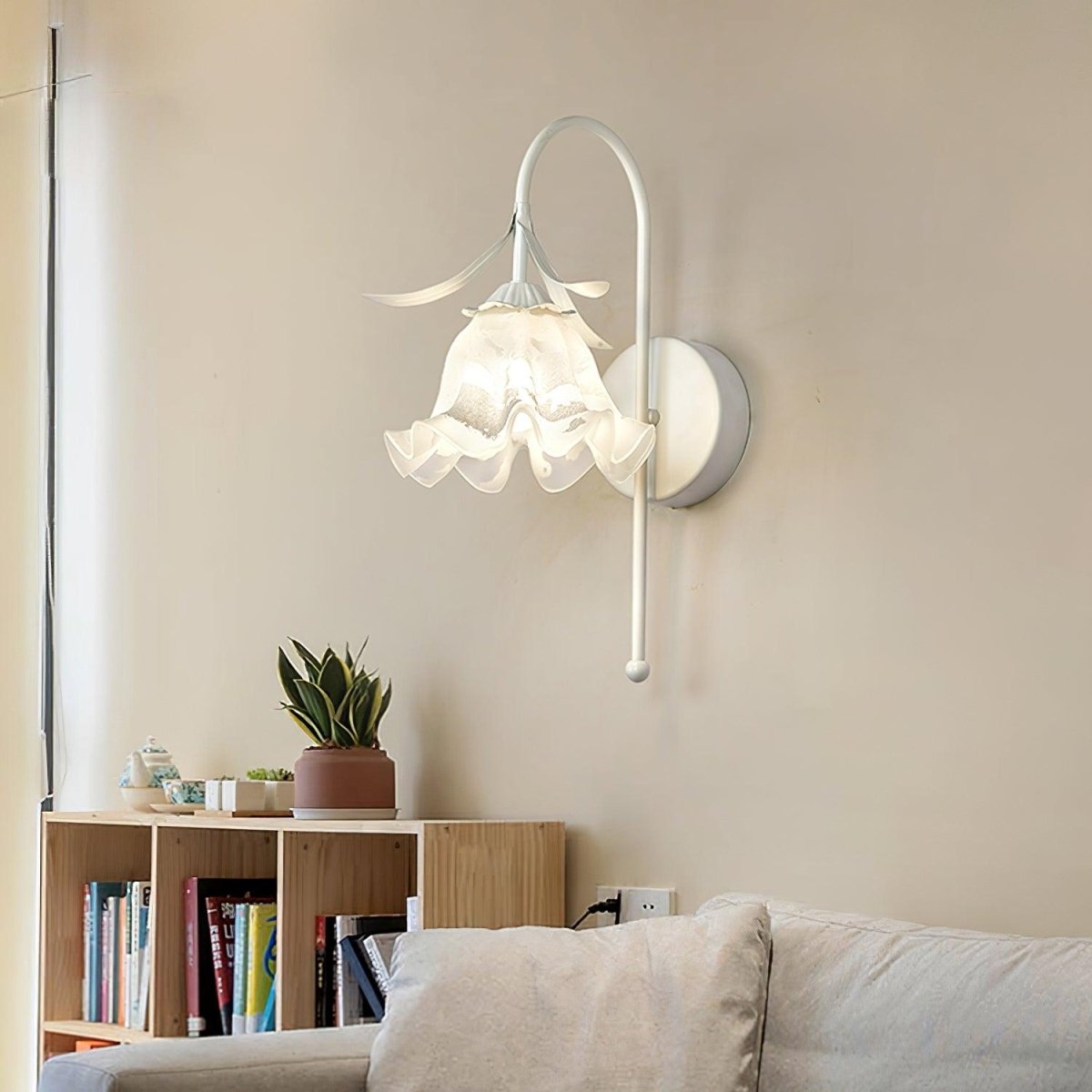 Luna Flower Wall Lamp by Franing - Wall,SHOP ALL,glass wall light