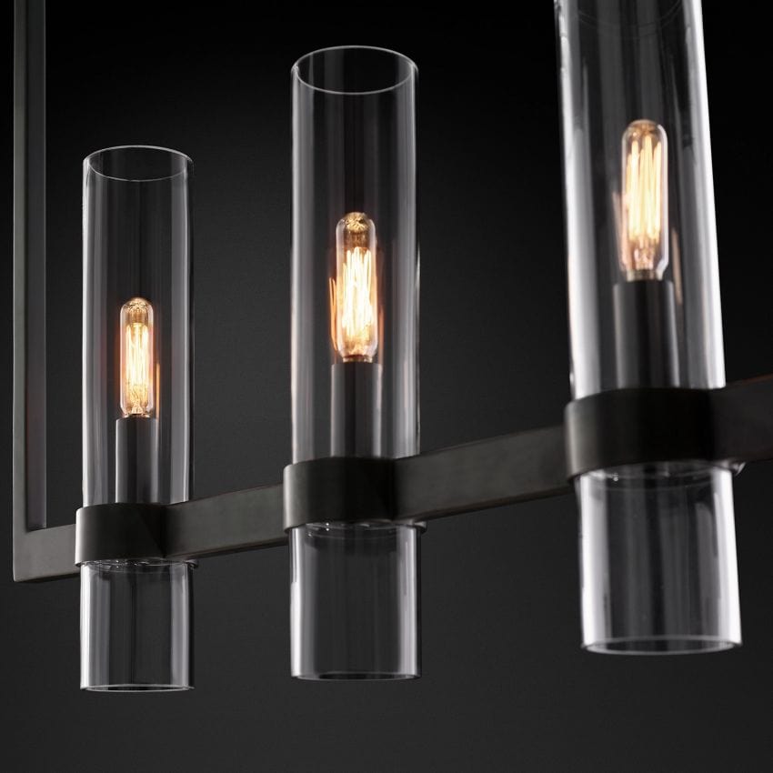 Manory Linear Chandelier 71" by Franing - Chandelier,SHOP ALL,glass chandelier