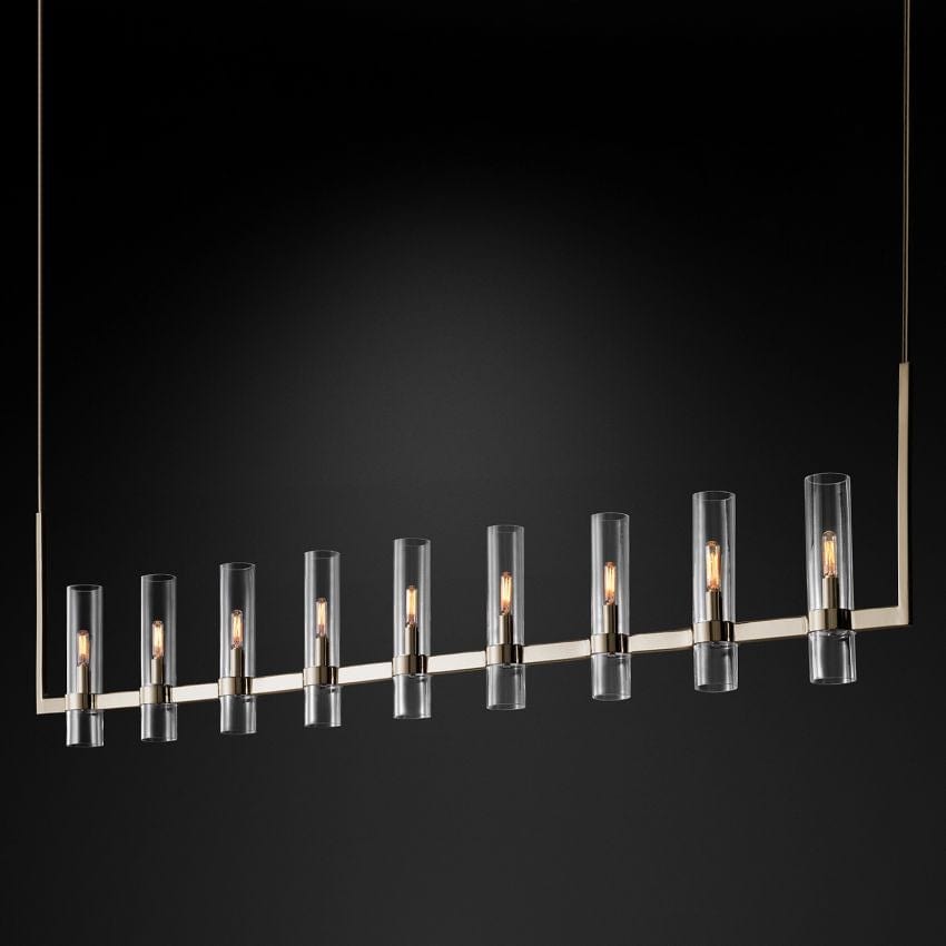 Manory Linear Chandelier 71" by Franing - Chandelier,SHOP ALL,glass chandelier