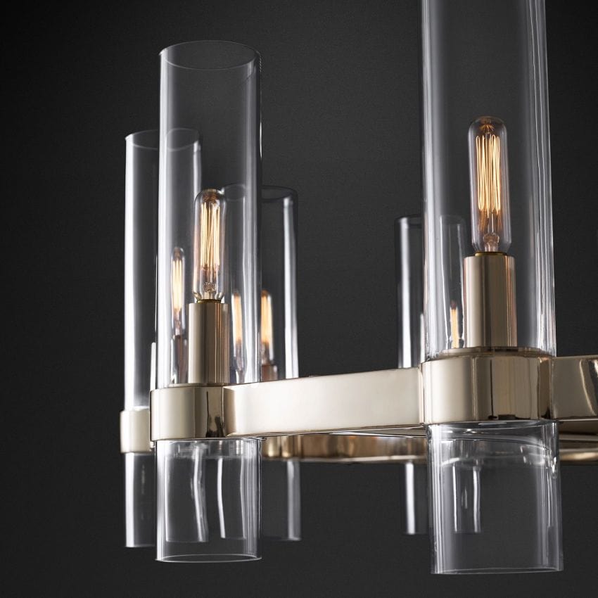 Manory Round Chandelier 36" by Franing - Chandelier,SHOP ALL,glass chandelier
