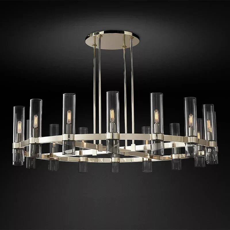 Manory Round Chandelier 48" by Franing - Chandelier,SHOP ALL,glass chandelier