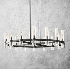 Manory Round Chandelier 48" by Franing - Chandelier,SHOP ALL,glass chandelier