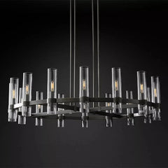 Manory Round Chandelier 48" by Franing - Chandelier,SHOP ALL,glass chandelier