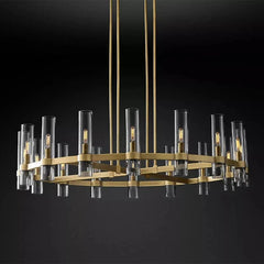 Manory Round Chandelier 48" by Franing - Chandelier,SHOP ALL,glass chandelier