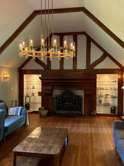 Manory Round Chandelier 48" by Franing - Chandelier,SHOP ALL,glass chandelier