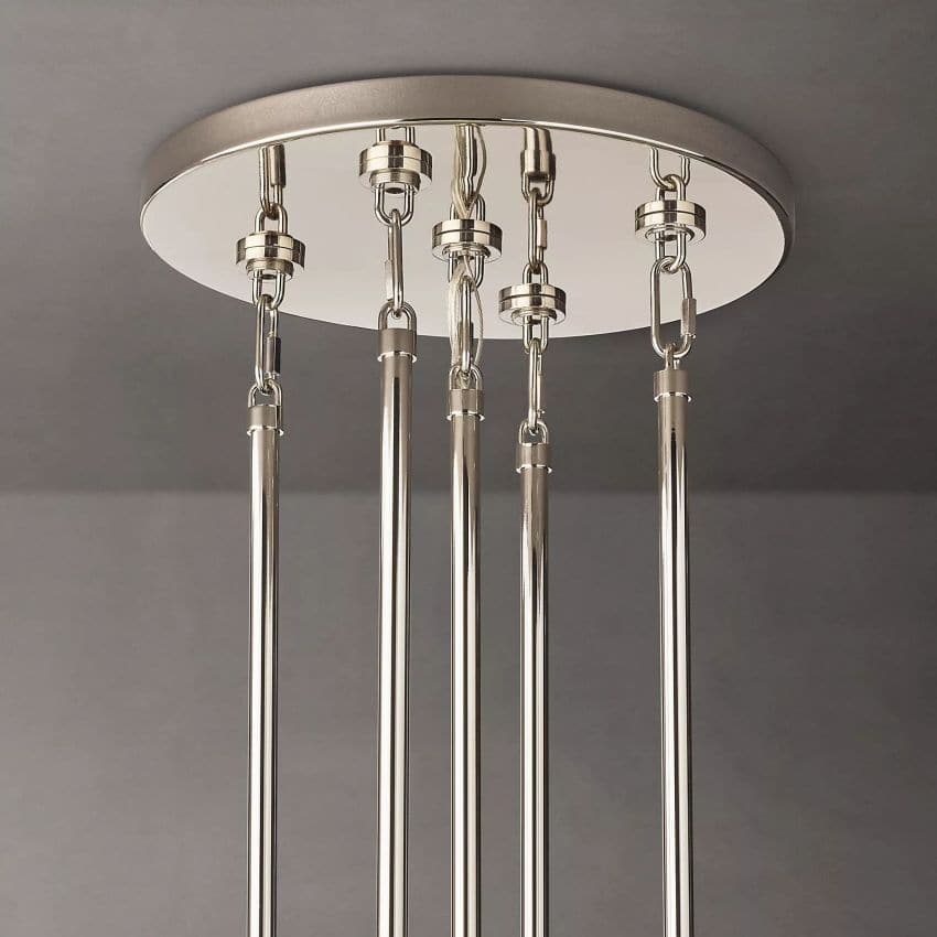 Mariogold Multi - Tier Crystal Chain Round Chandelier 60" by Franing - Chandelier,SHOP ALL,glass chandelier