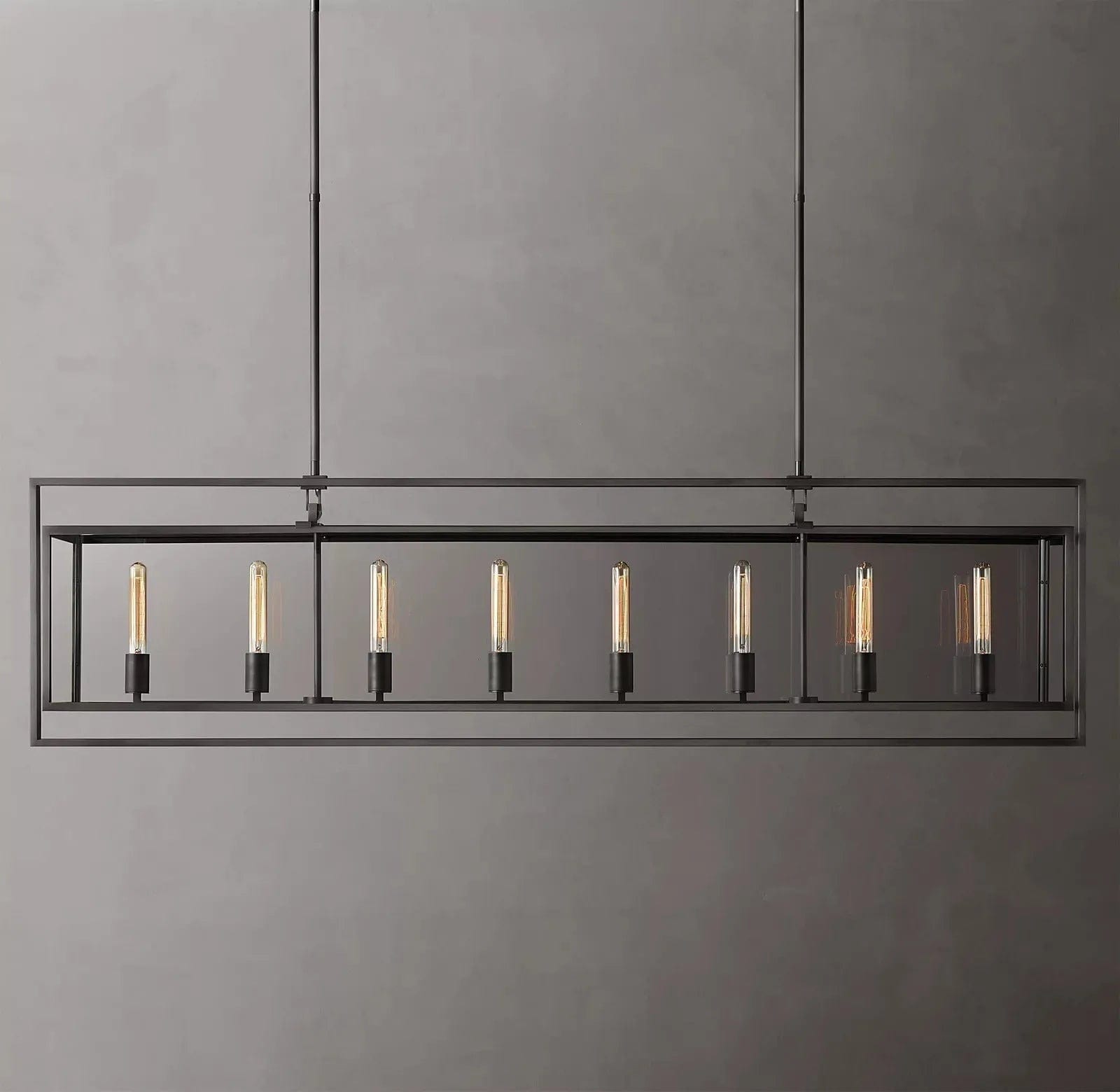 Michaul Beck Rectangular Chandelier 72" by Franing - Chandelier,SHOP ALL,glass chandelier