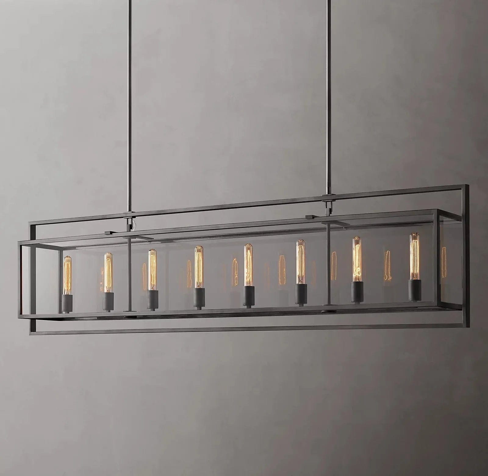 Michaul Beck Rectangular Chandelier 72" by Franing - Chandelier,SHOP ALL,glass chandelier