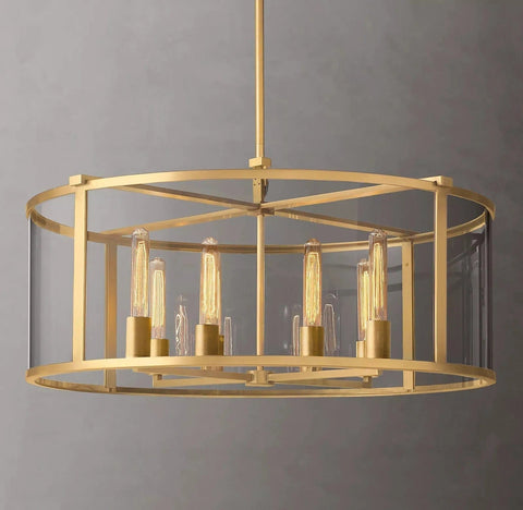 Michaul Beck Round Chandelier 33" by Franing - Chandelier,SHOP ALL,glass chandelier