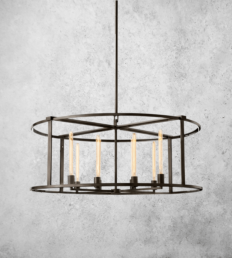 Michaul Beck Round Chandelier 44" by Franing - Chandelier,SHOP ALL,glass chandelier