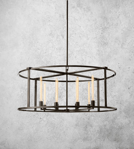 Michaul Beck Round Chandelier 44" by Franing - Chandelier,SHOP ALL,glass chandelier