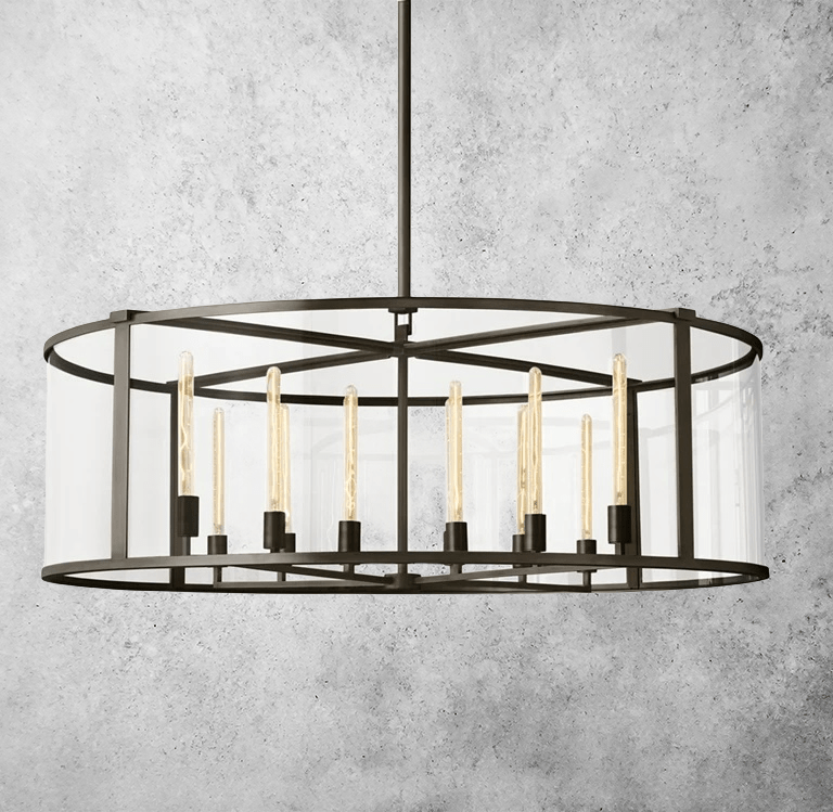 Michaul Beck Round Chandelier 55" by Franing - Chandelier,SHOP ALL,glass chandelier