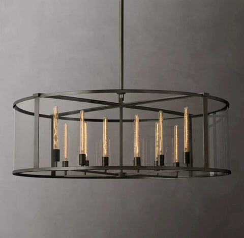 Michaul Beck Round Chandelier 55" by Franing - Chandelier,SHOP ALL,glass chandelier