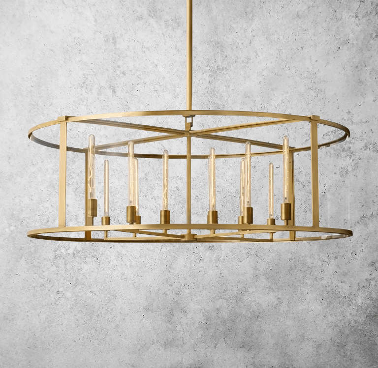Michaul Beck Round Chandelier 55" by Franing - Chandelier,SHOP ALL,glass chandelier