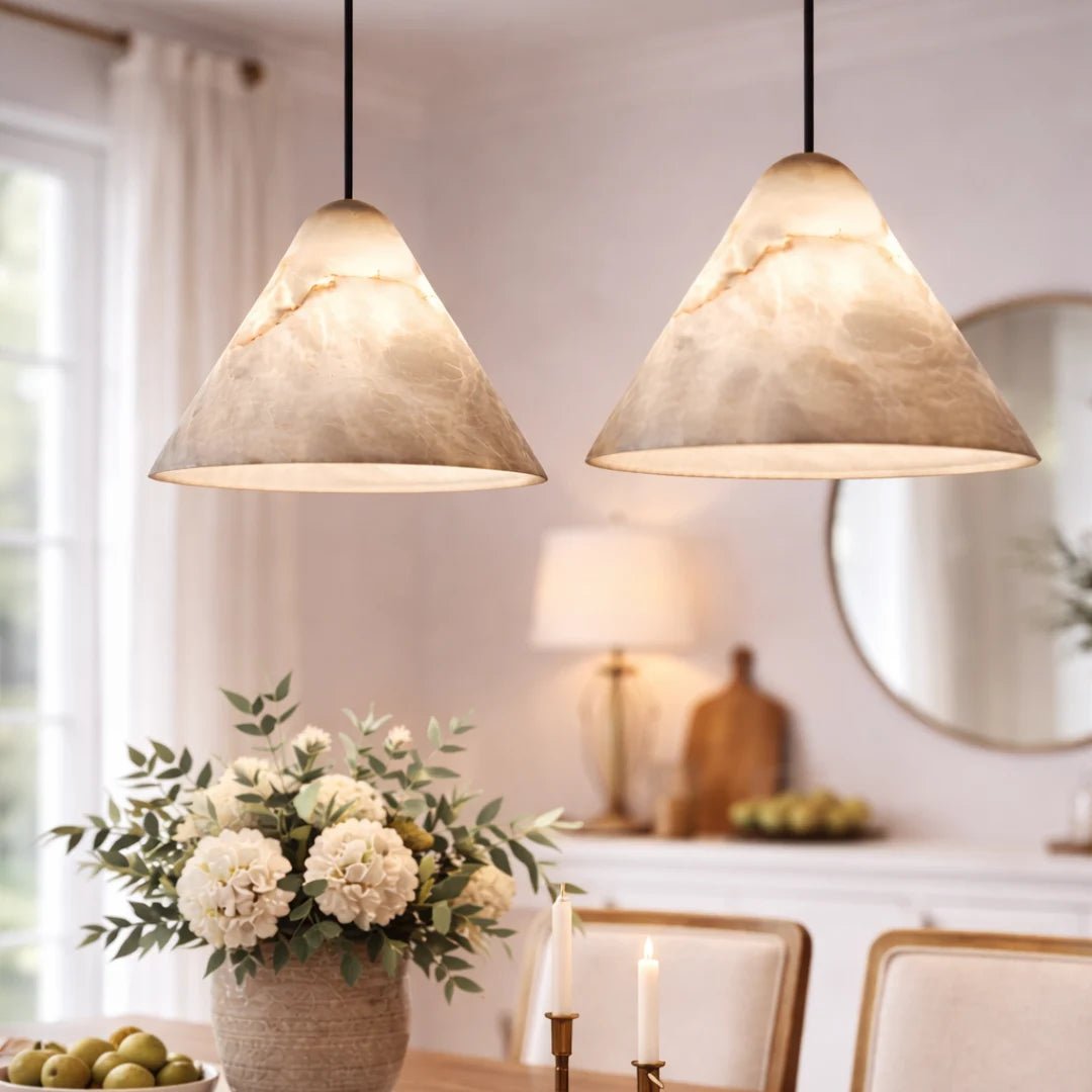 Modern Alabaster Kitchen Island Pendant Light by Franing - SHOP ALL,pendant,Alabaster