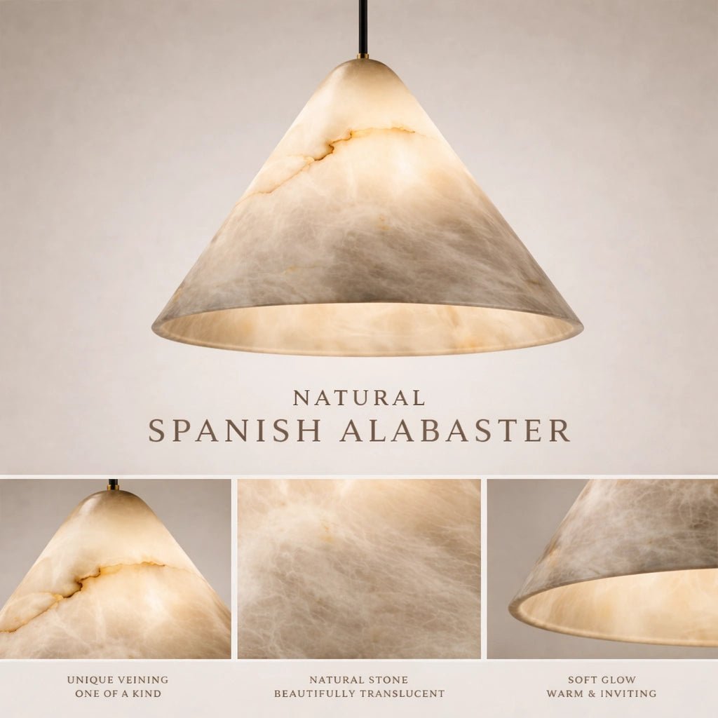 Modern Alabaster Kitchen Island Pendant Light by Franing - SHOP ALL,pendant,Alabaster