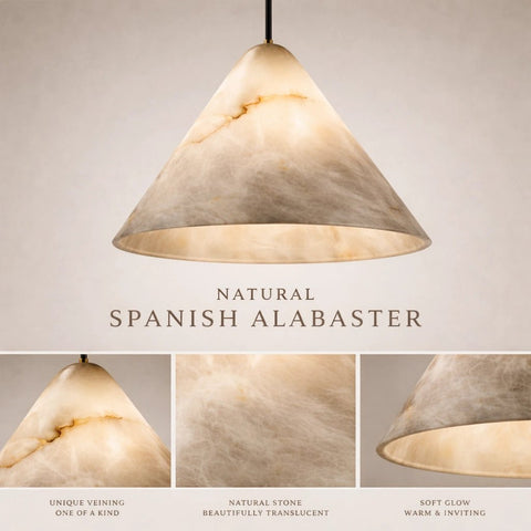 Modern Alabaster Kitchen Island Pendant Light by Franing - SHOP ALL,pendant,Alabaster