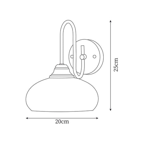 Nova Glass Wall Light by Franing - Wall,SHOP ALL,glass wall light