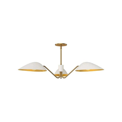 Oscar 36 - in white Pendant by Franing - SHOP ALL,Chandelier,metal chandelier