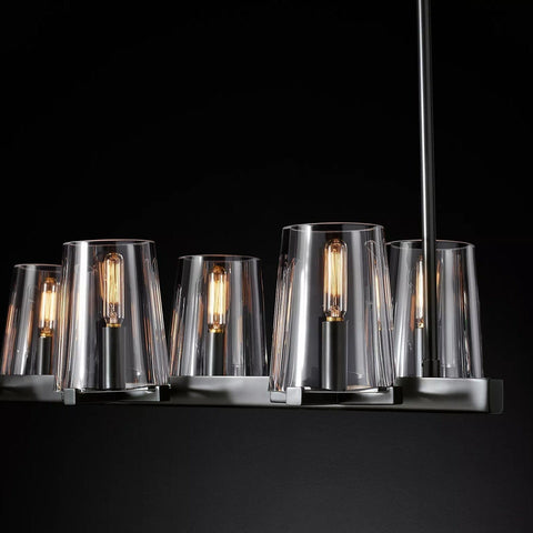 Paulay Linear Chandelier 49" by Franing - Chandelier,SHOP ALL,glass chandelier