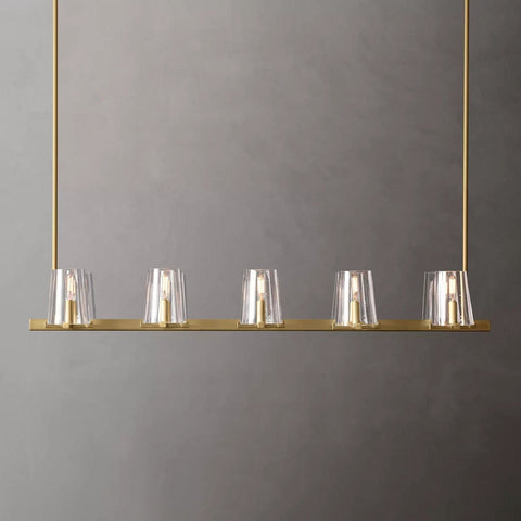 Paulay Linear Chandelier 49" by Franing - Chandelier,SHOP ALL,glass chandelier