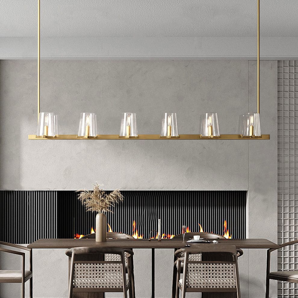 Paulay Linear Chandelier 60" by Franing - Chandelier,SHOP ALL,glass chandelier