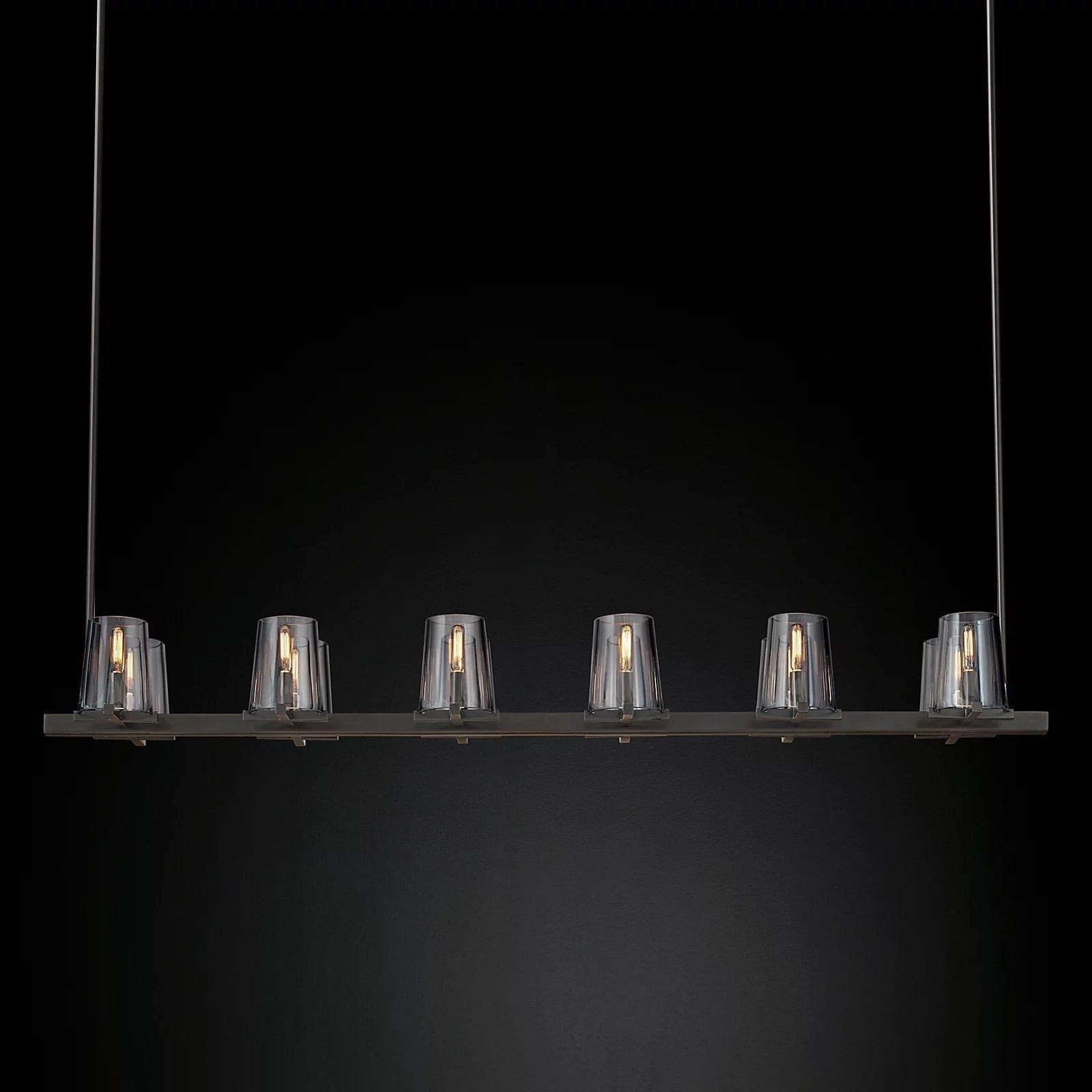 Paulay Linear Chandelier 60" by Franing - Chandelier,SHOP ALL,glass chandelier