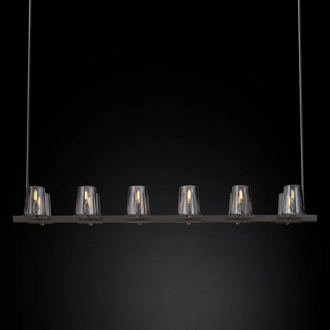 Paulay Linear Chandelier 60" by Franing - Chandelier,SHOP ALL,glass chandelier