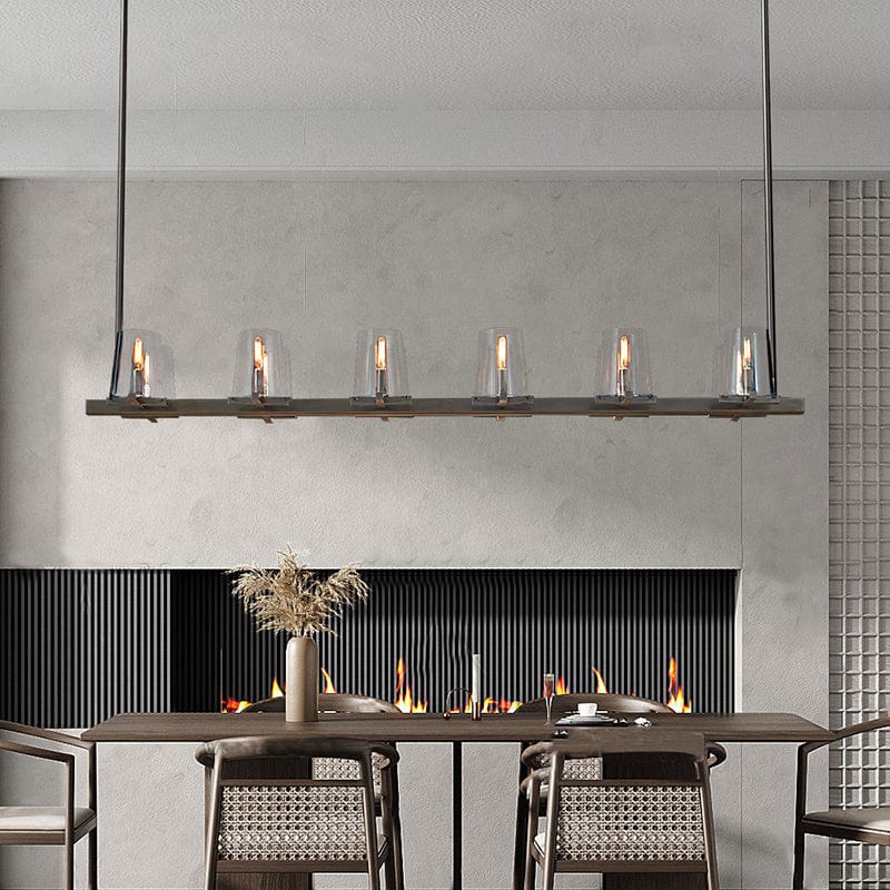 Paulay Linear Chandelier 60" by Franing - Chandelier,SHOP ALL,glass chandelier