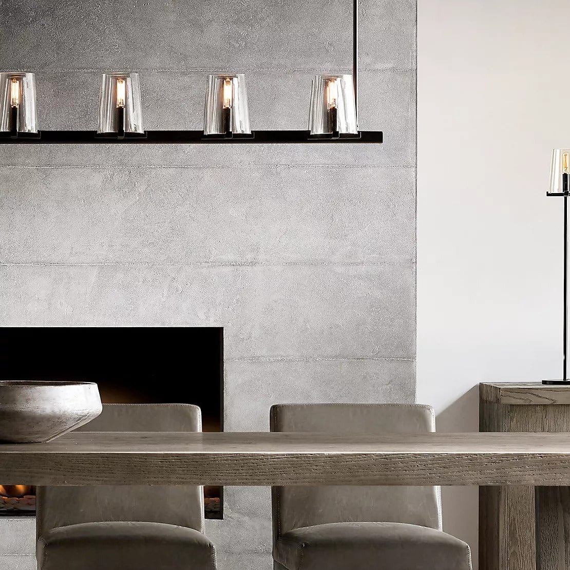 Paulay Linear Chandelier 60" by Franing - Chandelier,SHOP ALL,glass chandelier