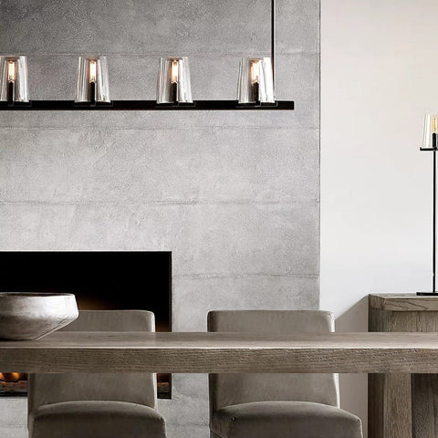 Paulay Linear Chandelier 60" by Franing - Chandelier,SHOP ALL,glass chandelier