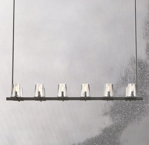 Paulay Linear Chandelier 60" by Franing - Chandelier,SHOP ALL,glass chandelier
