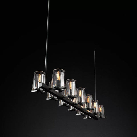 Paulay Linear Chandelier 60" by Franing - Chandelier,SHOP ALL,glass chandelier