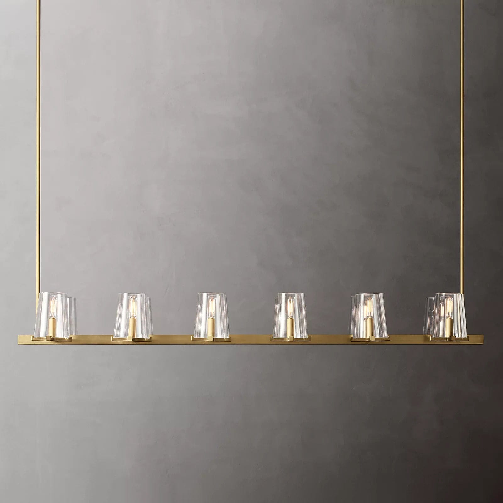 Paulay Linear Chandelier 60" by Franing - Chandelier,SHOP ALL,glass chandelier