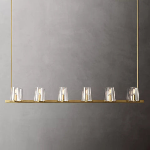 Paulay Linear Chandelier 60" by Franing - Chandelier,SHOP ALL,glass chandelier
