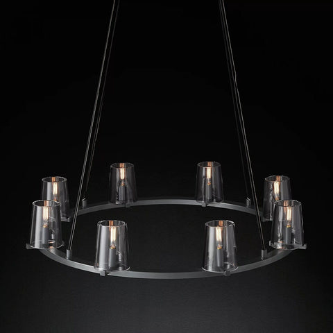Paulay Round Chandelier 36" by Franing - Chandelier,SHOP ALL,glass chandelier
