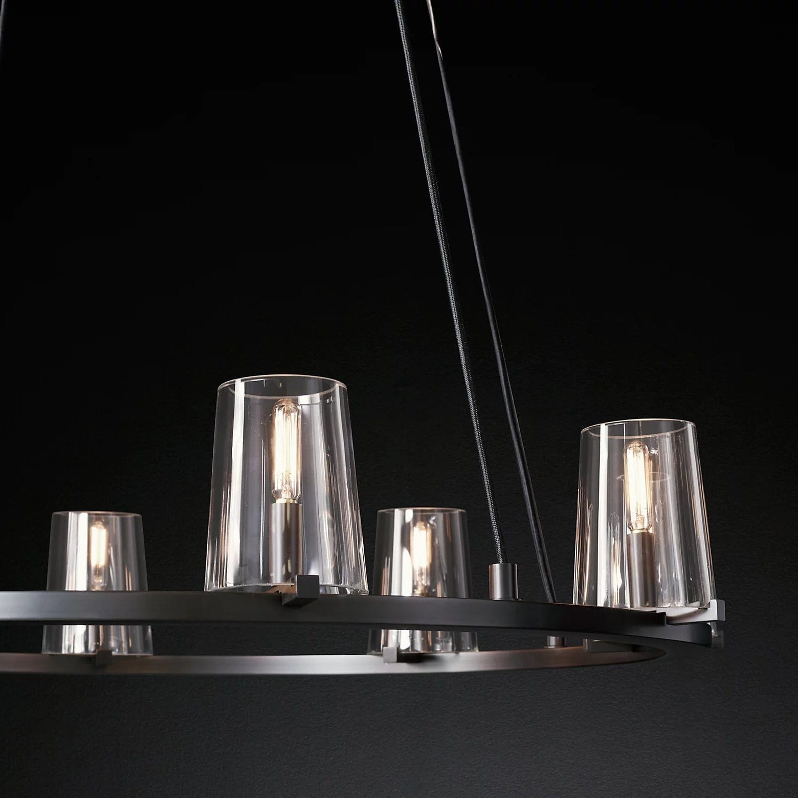 Paulay Round Chandelier 36" by Franing - Chandelier,SHOP ALL,glass chandelier