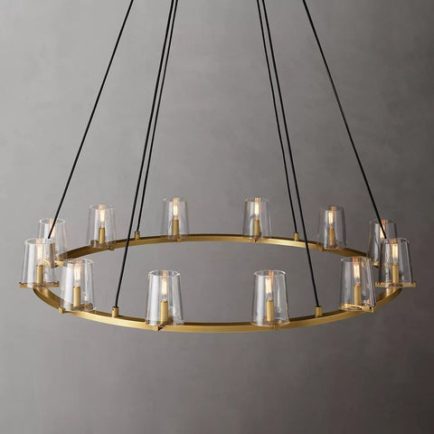 Paulay Round Chandelier 48" by Franing - Chandelier,SHOP ALL,glass chandelier