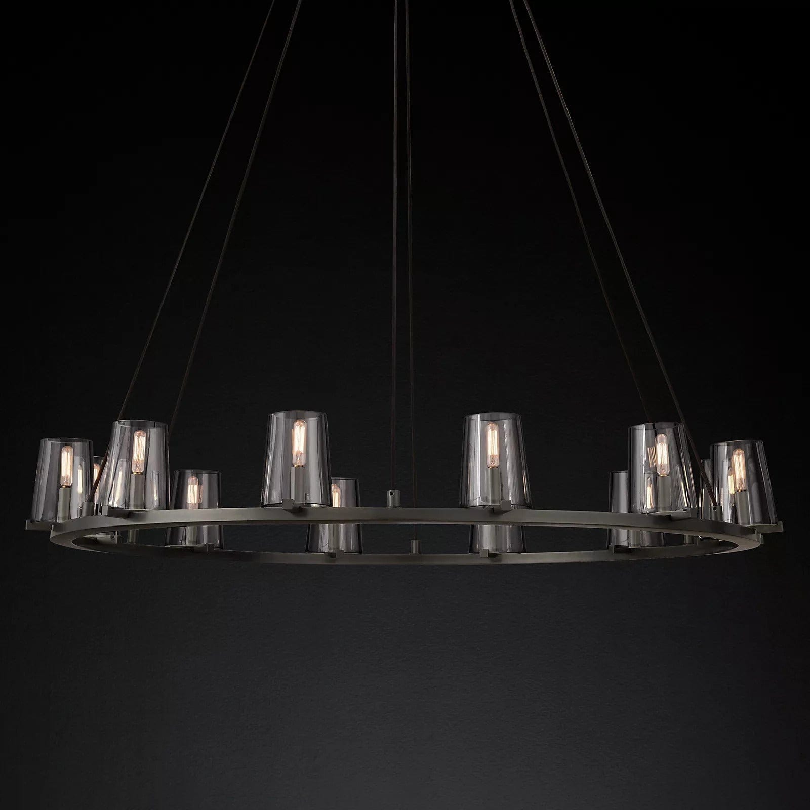 Paulay Round Chandelier 48" by Franing - Chandelier,SHOP ALL,glass chandelier
