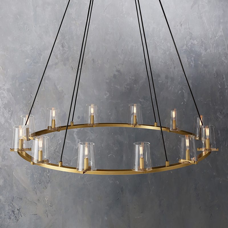 Paulay Round Chandelier 48" by Franing - Chandelier,SHOP ALL,glass chandelier