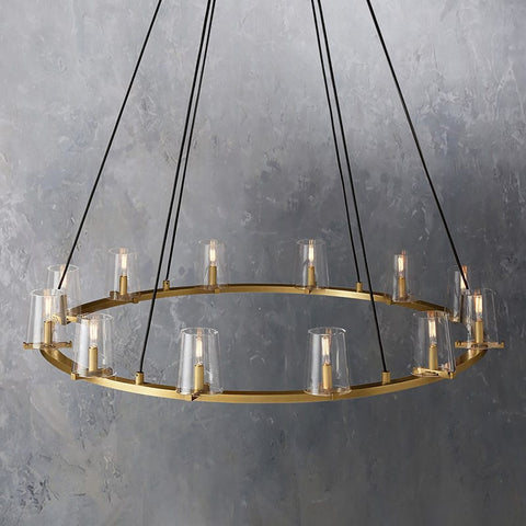 Paulay Round Chandelier 48" by Franing - Chandelier,SHOP ALL,glass chandelier