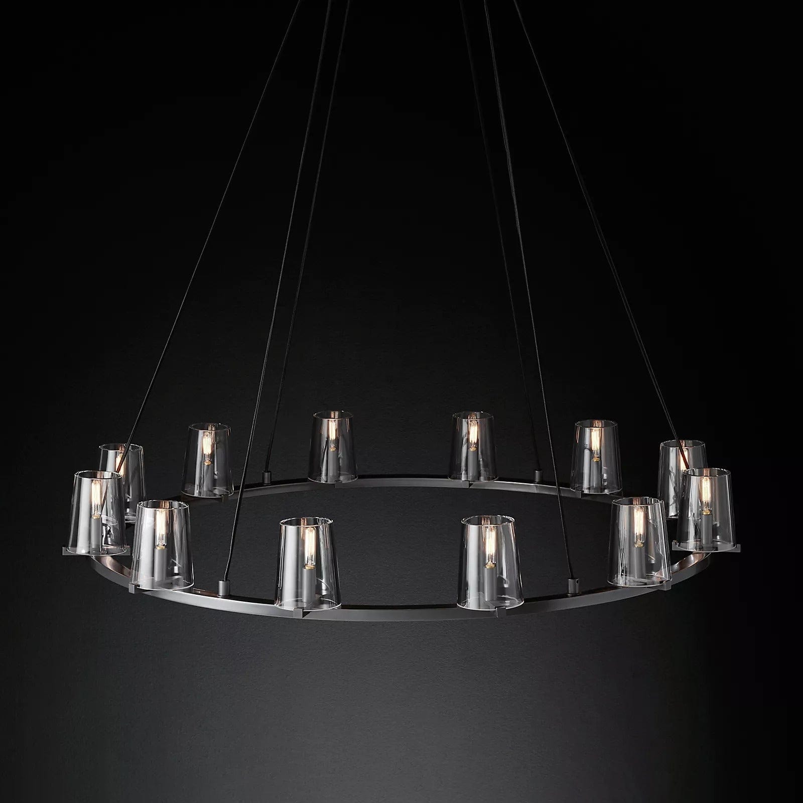 Paulay Round Chandelier 48" by Franing - Chandelier,SHOP ALL,glass chandelier